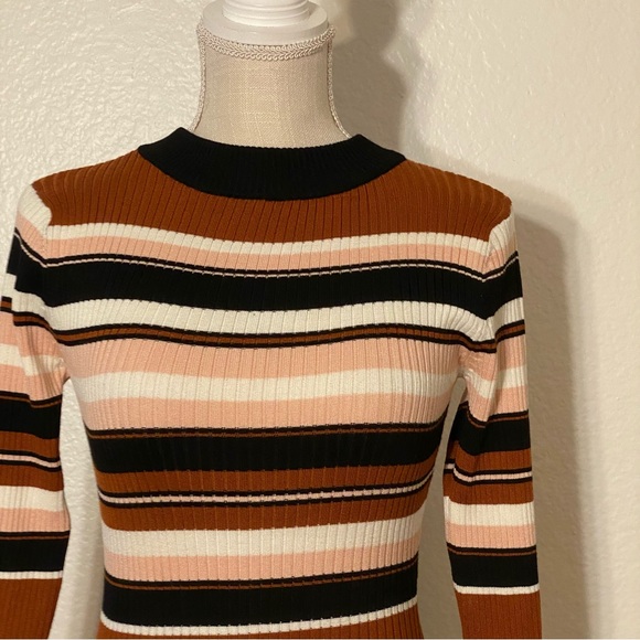 Say What Multi Stripe Bodycon Dress - Picture 10 of 10